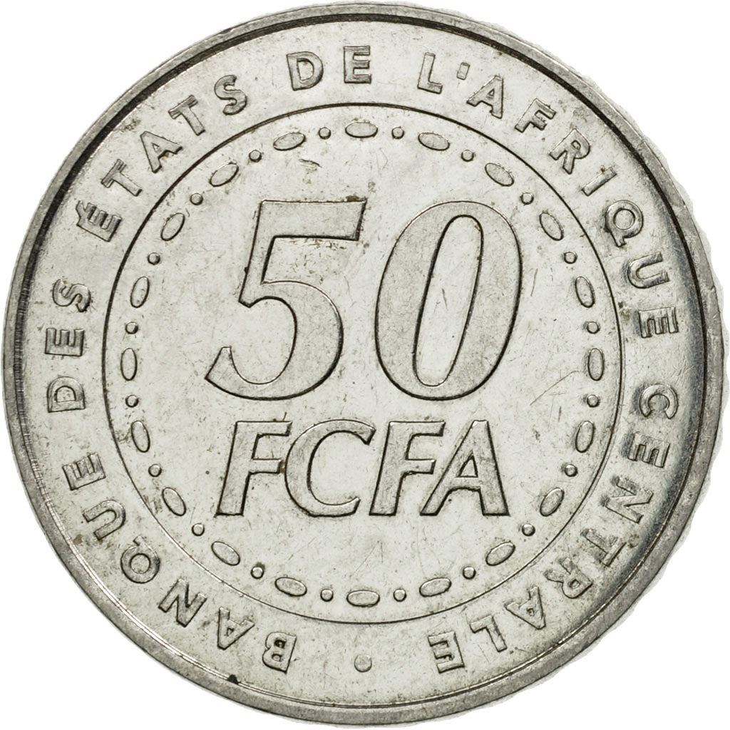 Central African States | 50 Francs Cfa Coin | Plants | Km:21 | 2006 - 2023