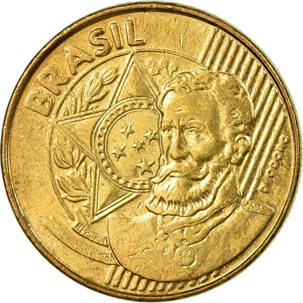 Brazil | 25 Centavos Coin | Deodoro da Fonseca | Km:650 | 1998 - 2024