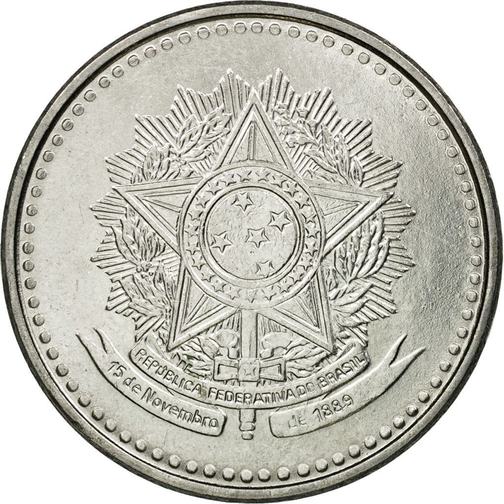 Brazil | 1 Cruzado Coin | Star | Km:605 | 1986 - 1988