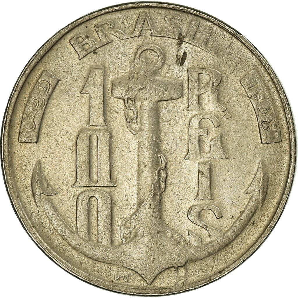Brazil | 100 Reis Coin | Joaquim Marques Lisboa | Km:536 | 1936 - 1938