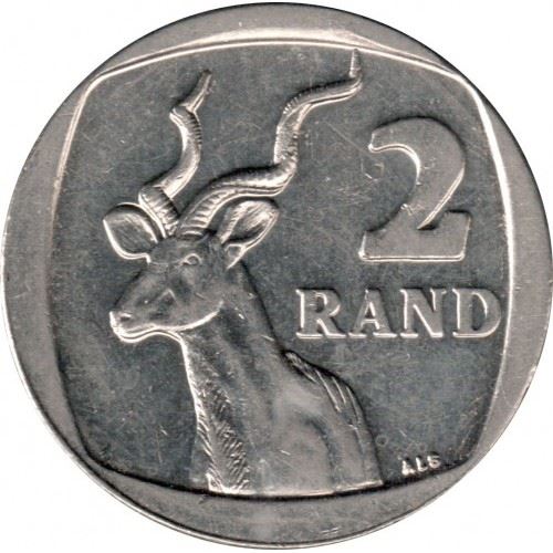 דרום אפריקה 2 ראנד uMzantsi Afrika - Suid-Afrika מטבע KM505 2011 - 2013
