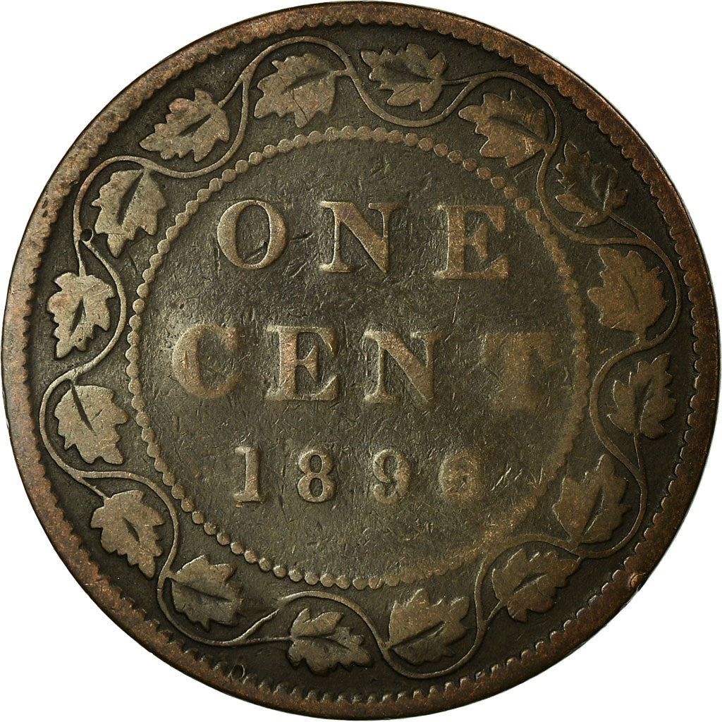 Canada | 1 Cent Coin | Bronze | Wreath | KM:7 | 1876-1901