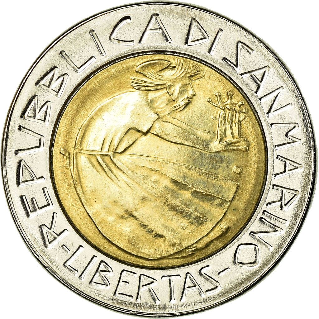 San Marino | 500 Lire Coin | Redemption from drugs | Km:181 | 1985