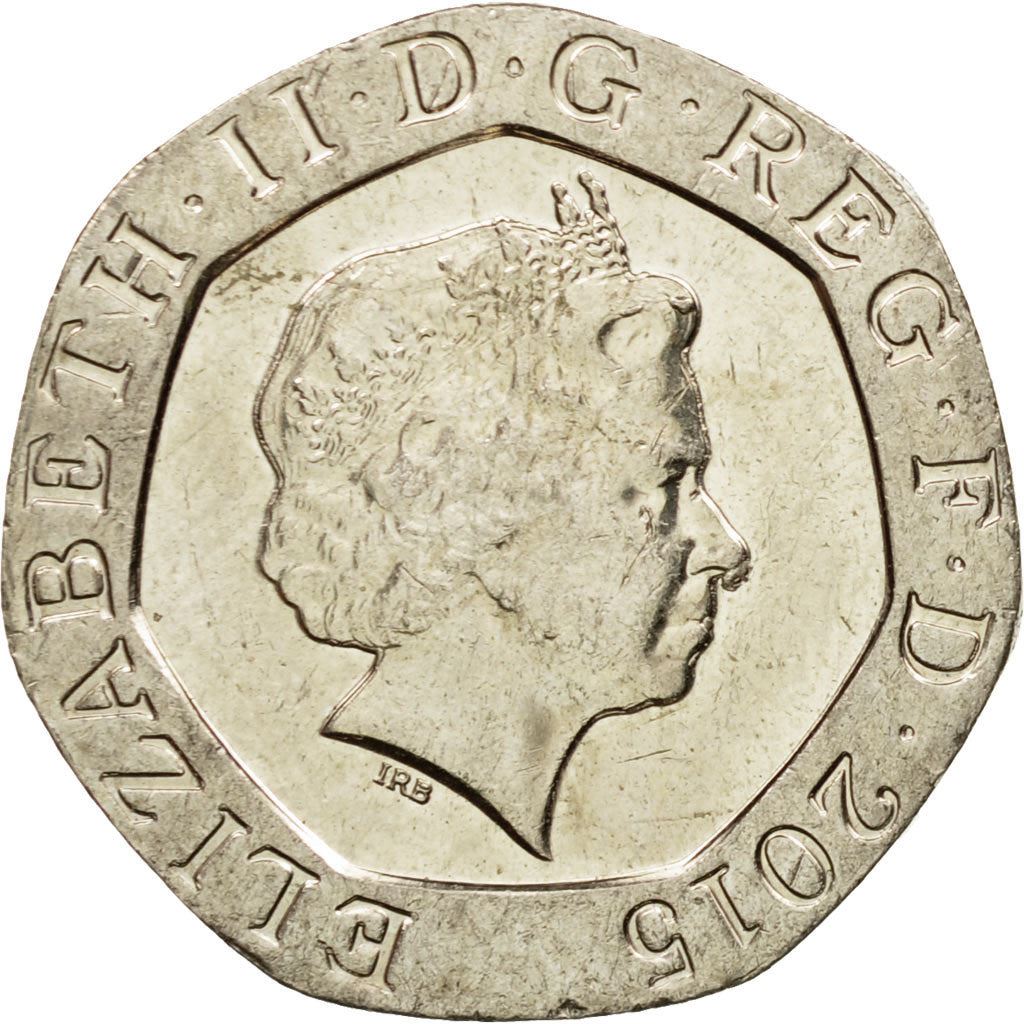 United Kingdom | 20 Pence Coin | Elizabeth II | Km:1336 | 2015 - 2022