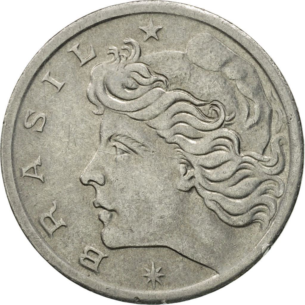 Brazil | 5 Centavos Coin | Effigie | Km:577.1 | 1967