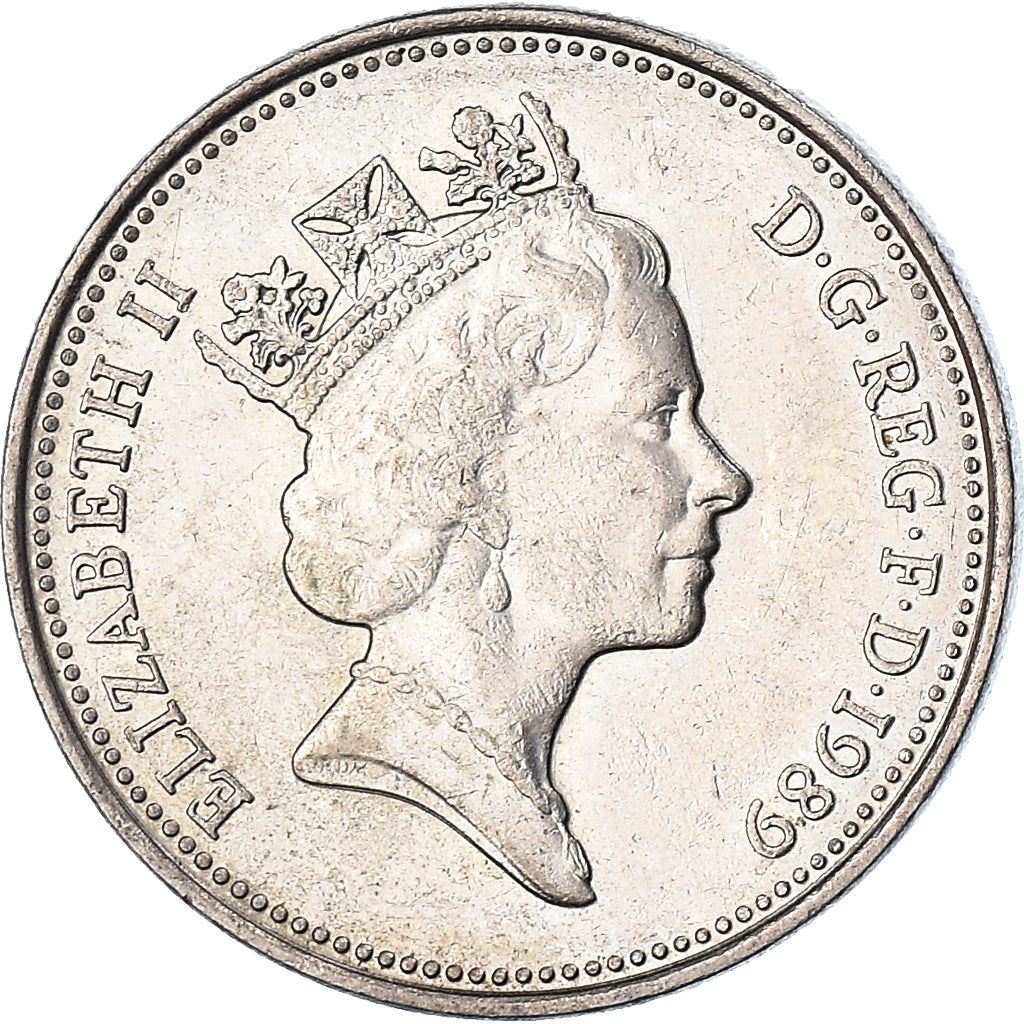 United Kingdom | 5 Pence Coin | Elizabeth II | Km:937 | 1985 - 1990