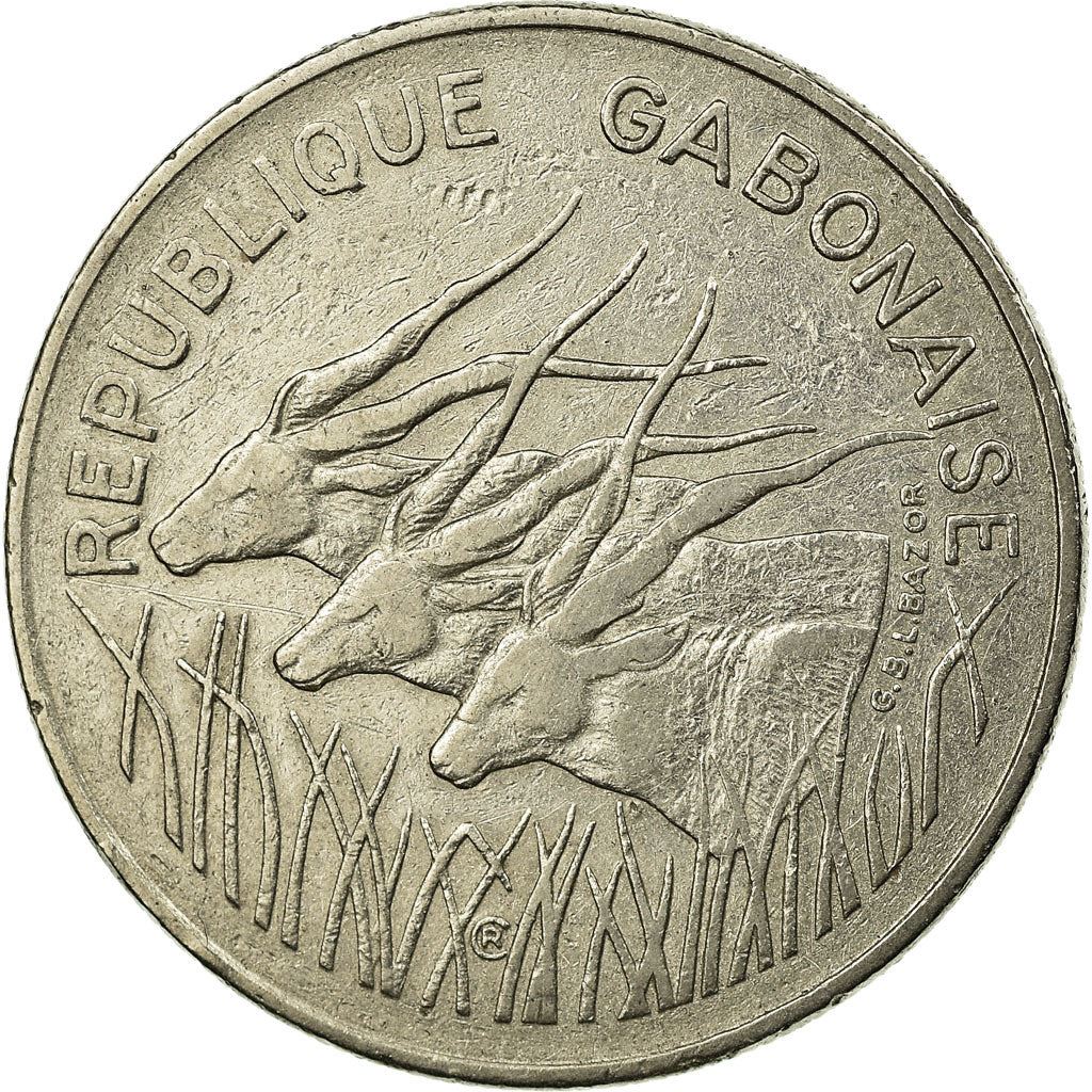 Gabon | 100 Francs Coin | Giant Eland | Km:12 | 1971 - 1972