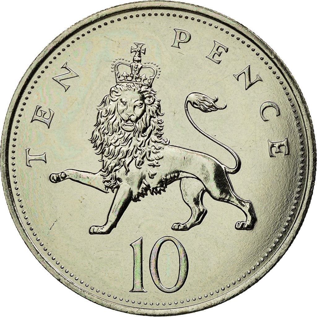 United Kingdom | 10 Pence Coin | Elizabeth II | Km:938 | 1985 - 1992