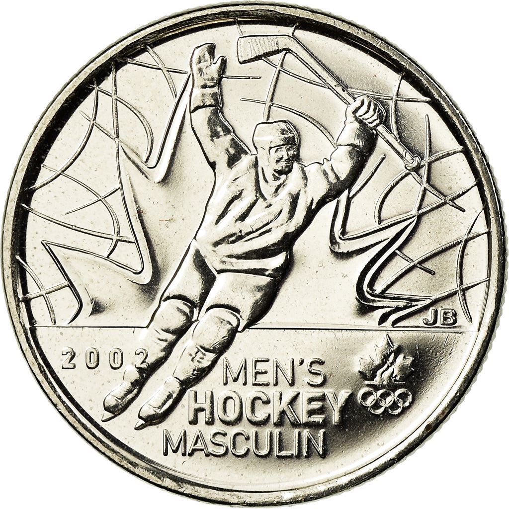 Canada | 25 Cents Coin | Nickel plated steel | Hockey | KM:1063 | 2009
