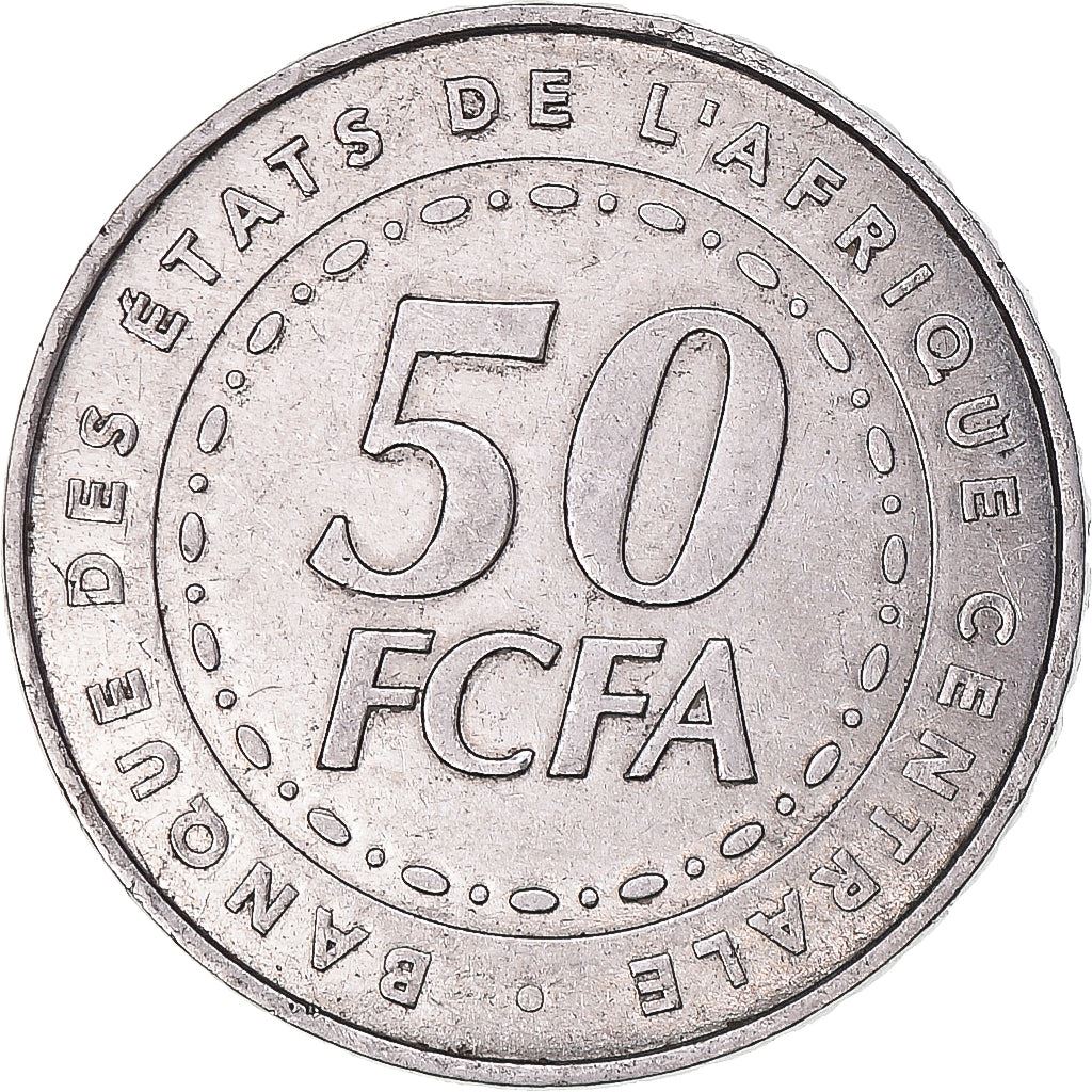 Central African States | 50 Francs Cfa Coin | Plants | Km:21 | 2006 - 2023