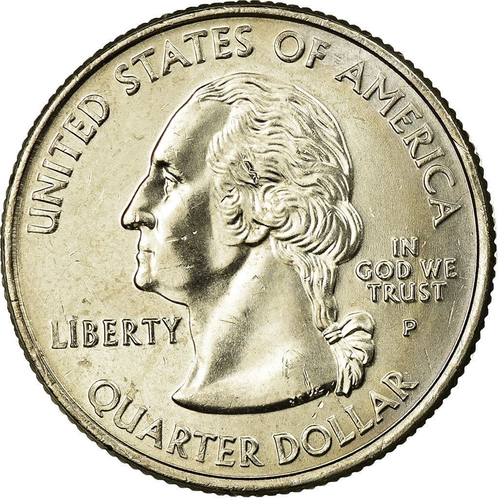 United States | 1/4 Dollar Coin | Michigan | Km:355 | 2004