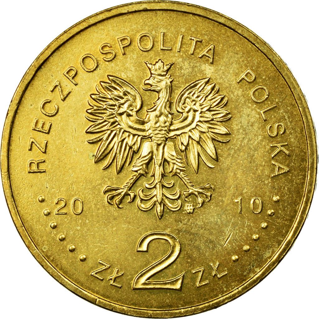 Poland | 2 Zlotys Coin | Auschwitz-Birkenau Liberation | Y:712 | 2010