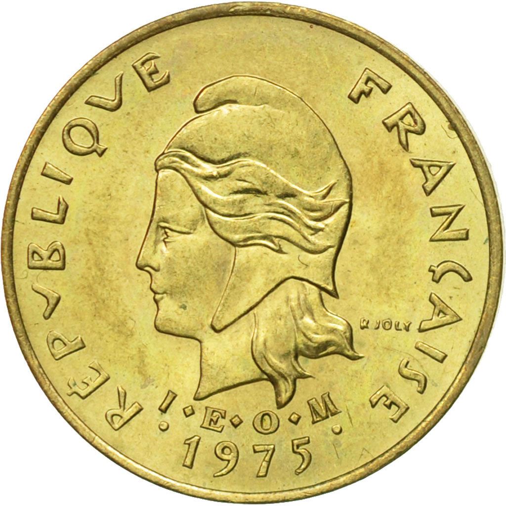New Hebrides | 1 Franc Coin | Marianne | Frigate Bird | Km:4.2 | 1975 - 1982