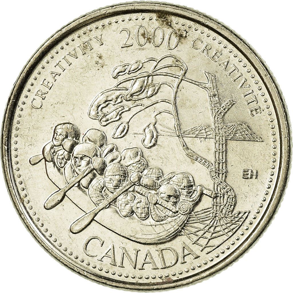 Canada | 25 Cents Coin | Creativity | Km:379 | 2000