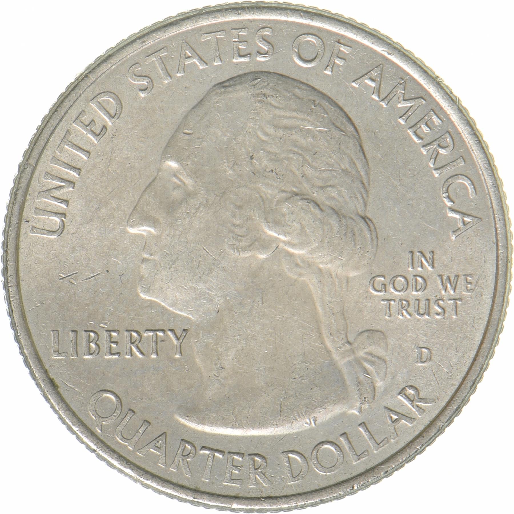 United States | 1/4 Dollar Coin | Fort Moultrie | KM:639 | 2016