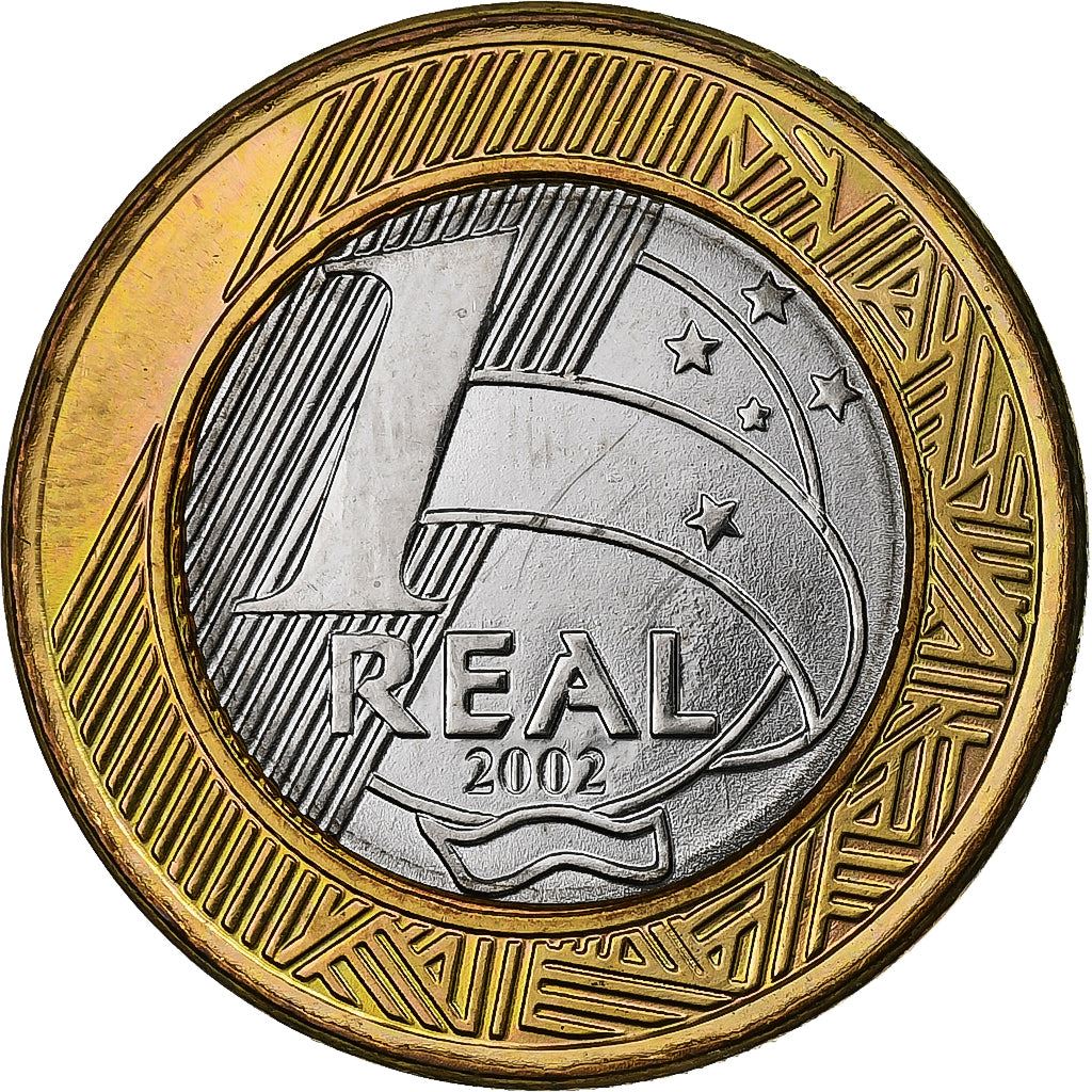 Brazil | 1 Real Coin | Juscelino Kubitschek | Km:656 | 2002