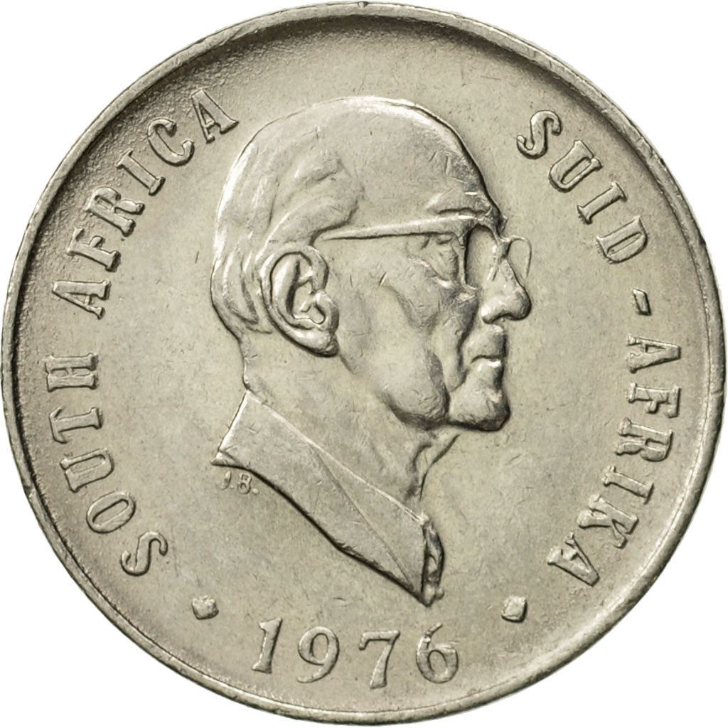 South Africa 10 Cents Coin | Jacobus J. Fouche | KM94 | 1976