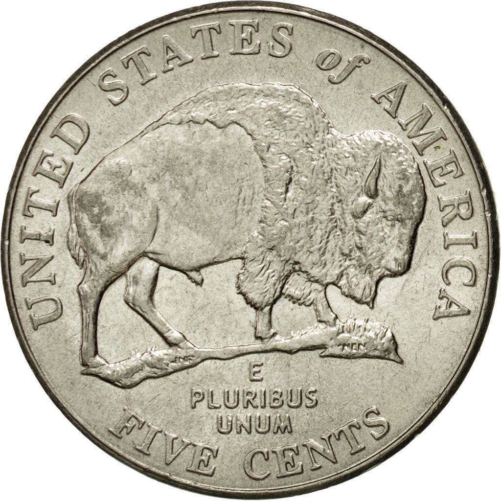 United States | 5 Cents Coin | Bison | Km:368 | 2005