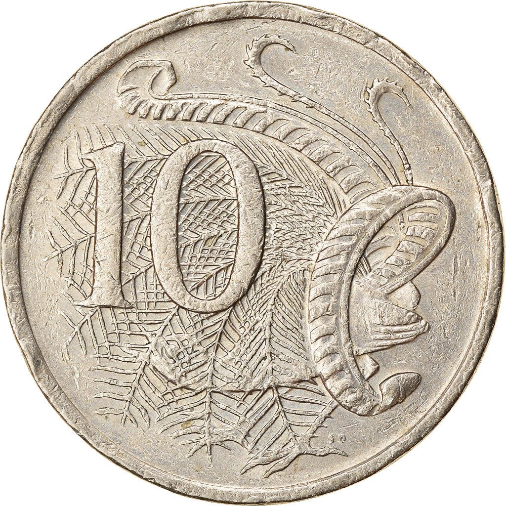 Australia | 10 Cents Coin | Lyrebird | Km:65 | 1966 - 2019