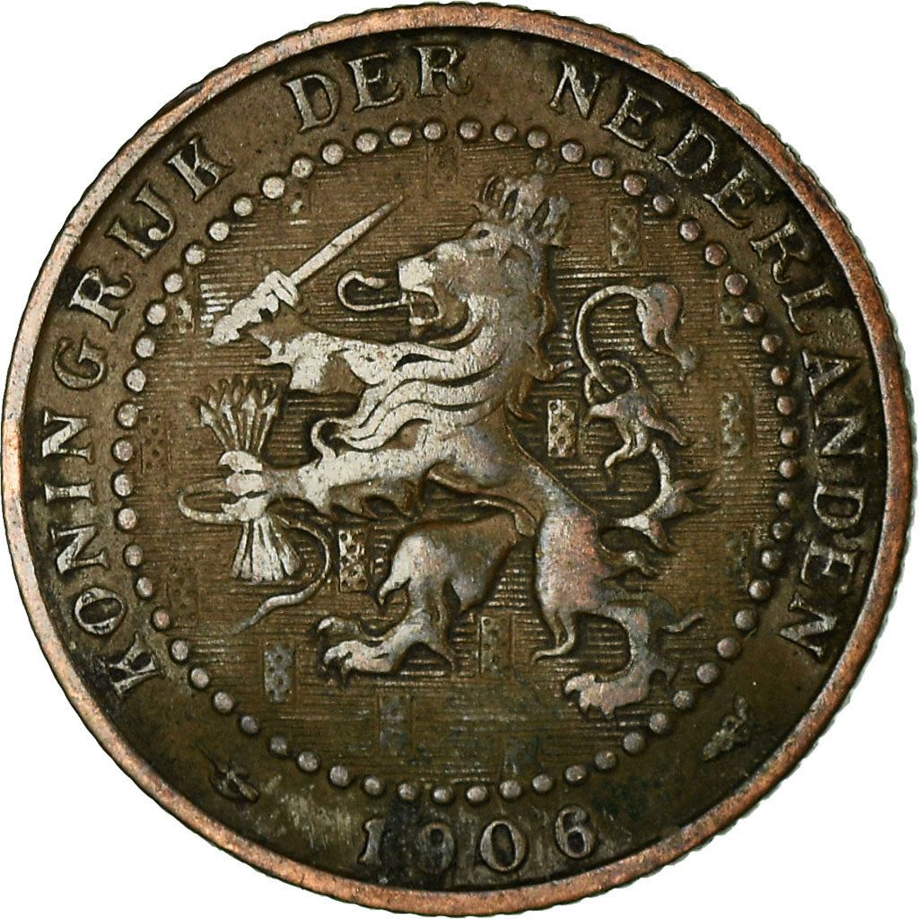 Netherlands | 1 Cent Coin | A Lion | Bronze | KM:132 | 1902-1907
