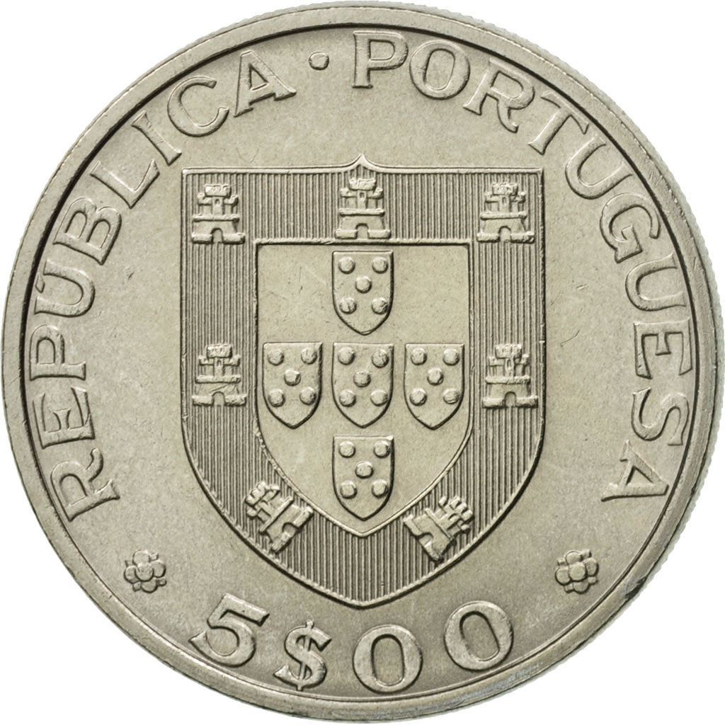 Portugal | 5 Escudos Coin | FAO | Km:618 | 1983