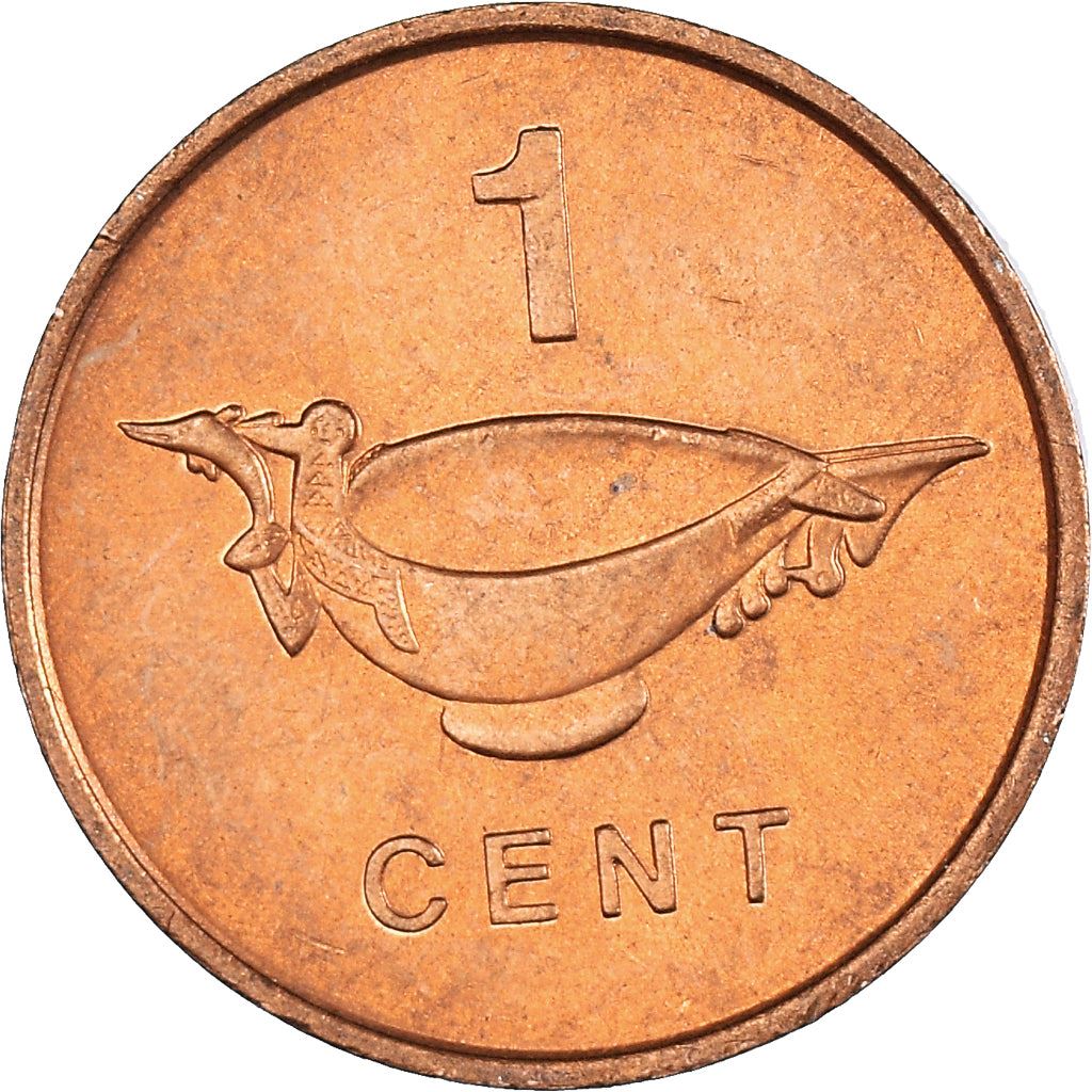 Islas Salomón | Moneda de 1 Centavo | Isabel II | Cuenco de Comida | Km:1 | 1977 - 1983