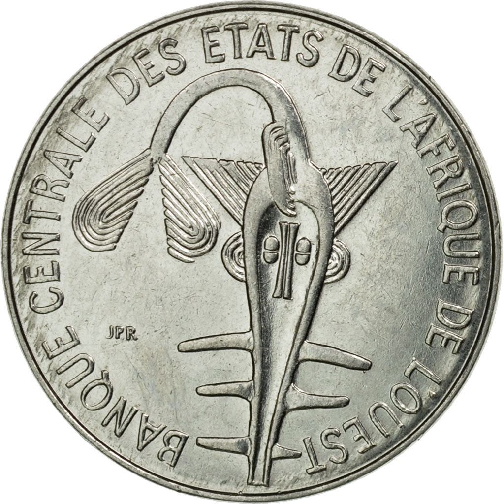 Western African States | 1 Franc Cfa Coin | Emblem of Central Bank | Km:8 | 1976 - 2011
