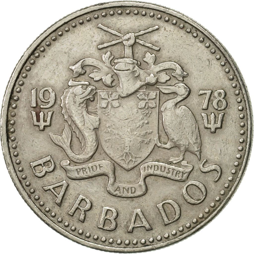 Barbados | 25 Cents Coin | Windmill | Km:13 | 1973 - 2006