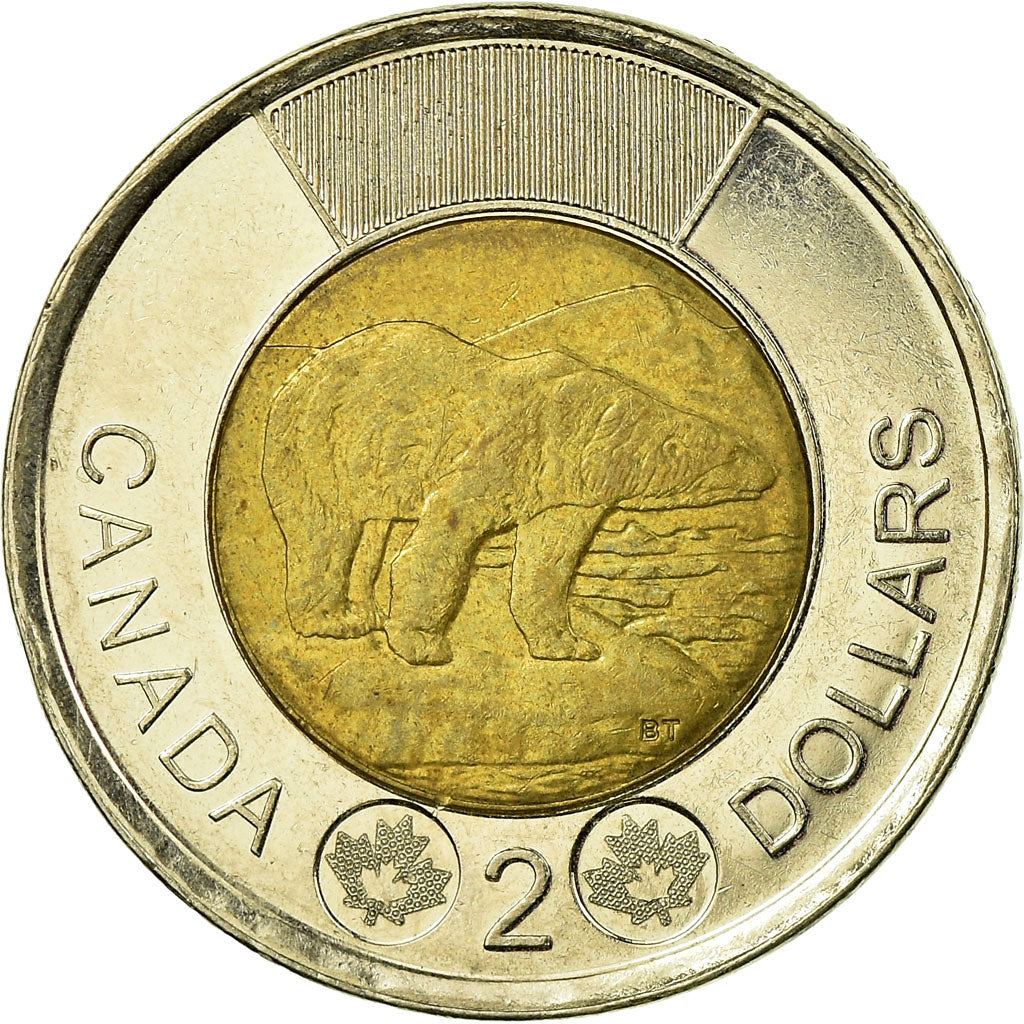 Canada | 2 Dollars Coin | Bimetallic | Polar bear | KM:1257 | 2012-2022