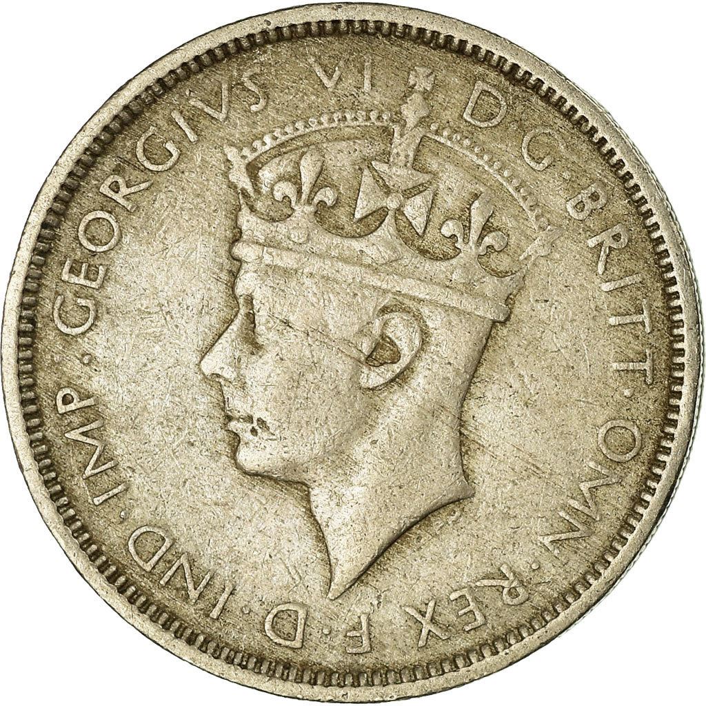 British West Africa | 3 Pence Coin | George VI | Wreath | Km:21 | 1938 - 1947