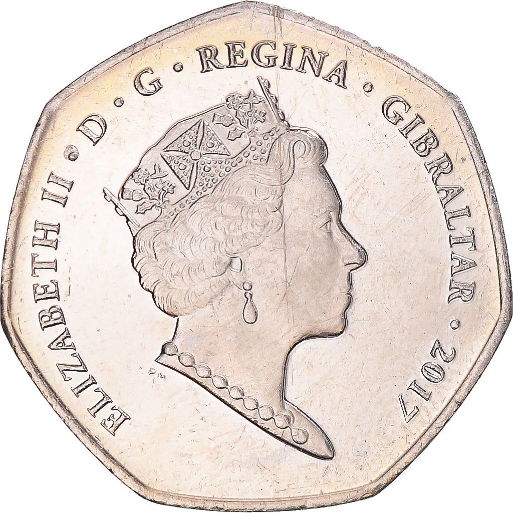Gibraltar | 50 Pence Coin | Referendum | Km:1589 | 2017