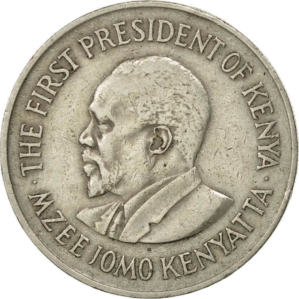 Kenya 1 Shilling | Jomo Kenyatta 1963 - 1978 Coin | KM14 | 1969 - 1978