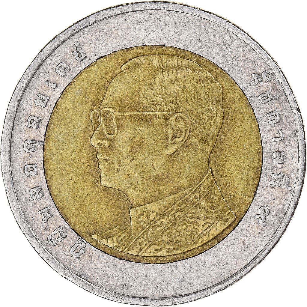 Thailand | 10 Baht Coin | Rama IX | Y:459, Schön:627 | 2008 - 2017
