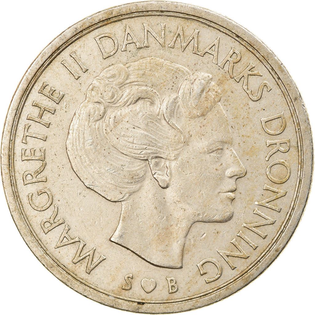 Denmark | 5 Kroner Coin | Margrethe II | Km:863 | 1973 - 1988