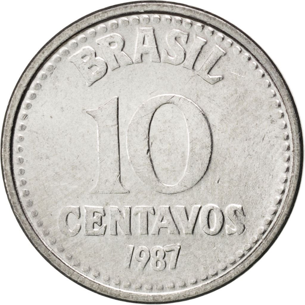 Brazil | 10 Centavos Coin | Star | Km:602 | 1986 - 1988