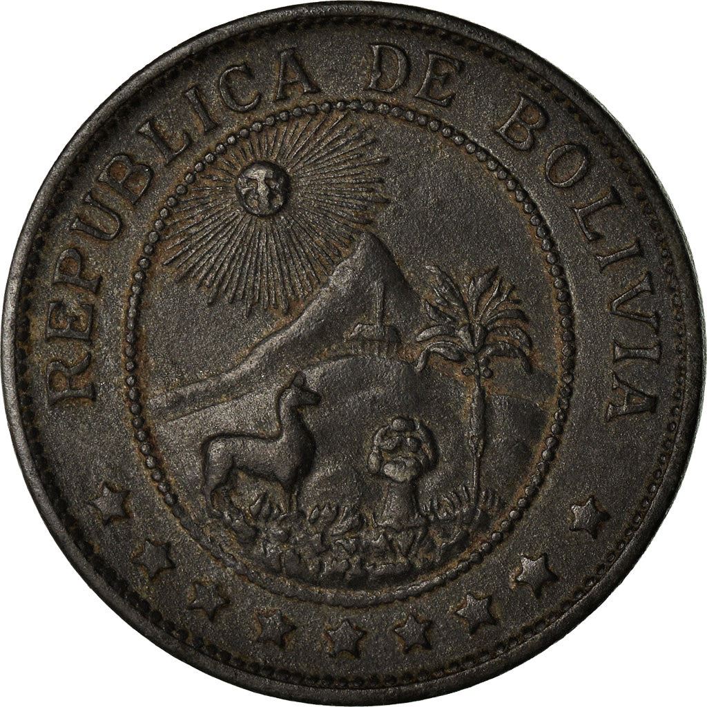 Bolivia | Moneda de 20 centavos | Caduceo | Zinc | KM:183 | 1942