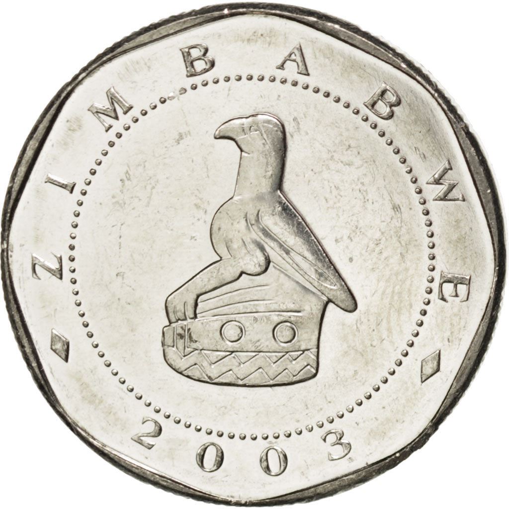 Zimbabwe | 25 Dollars Coin | Military Monument | Km:15 | 2003