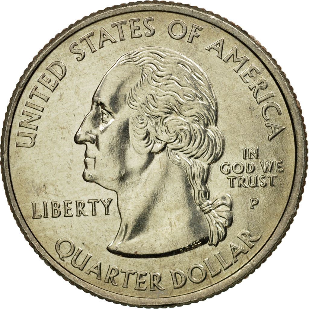United States | 1/4 Dollar Coin | Oregon | Km:372 | 2005