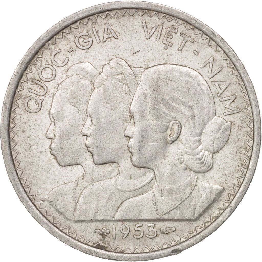 남베트남 | 20 수 코인 | 벼 | Km:2 | 1953