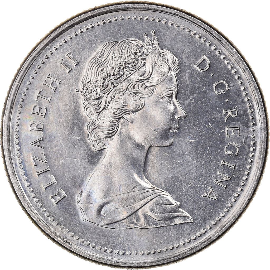 Canada | 25 Cents Coin | Mounted Police | Nickel | KM:81 | 1973