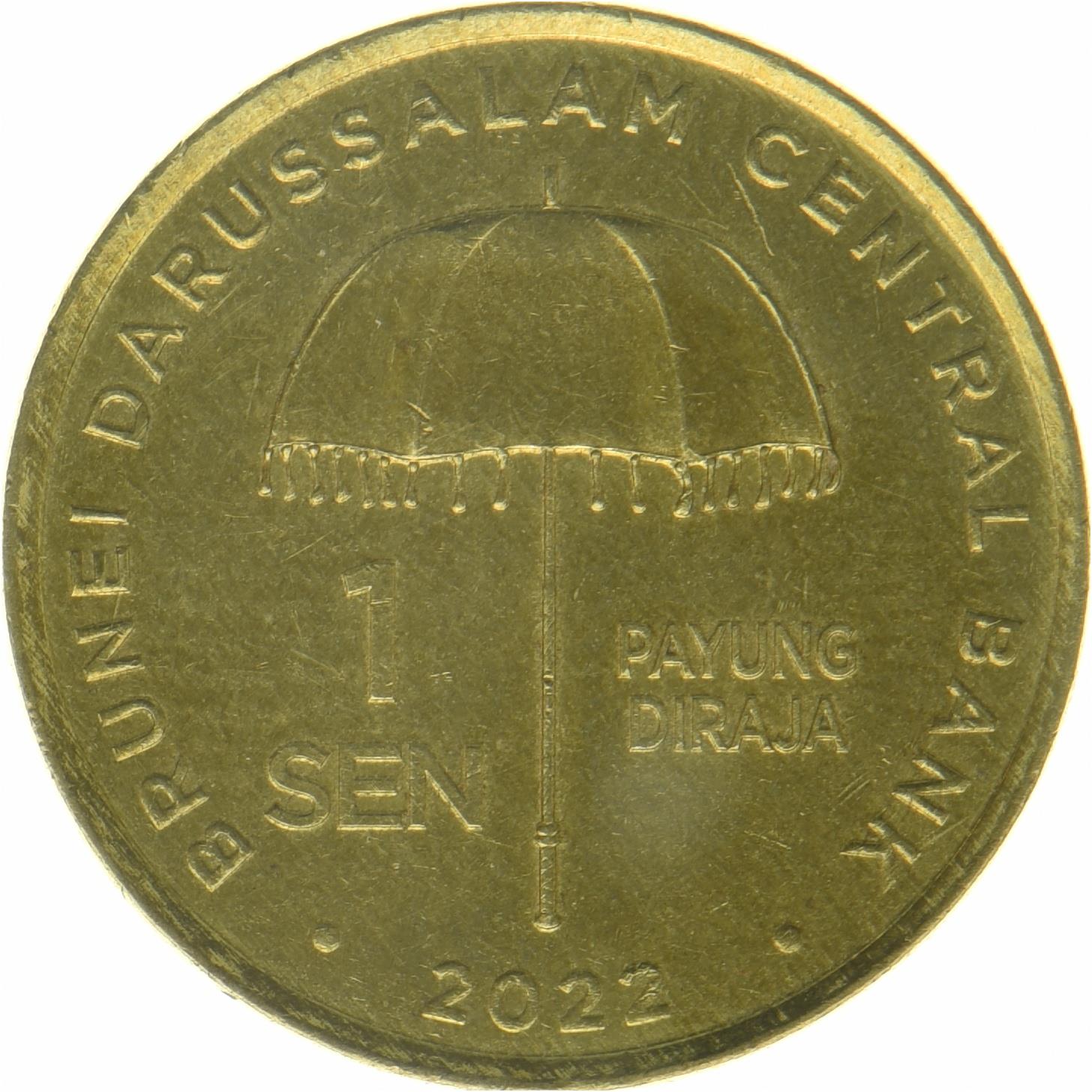 Brunei | 1 Sen Münze | Haji Hassanal Bolkiah | 2022 - 2024