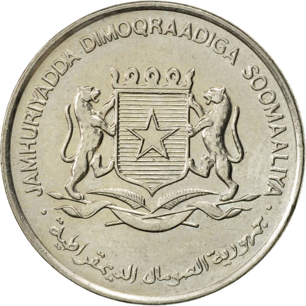 Somalia | 50 Senti Coin | FAO | Corn | Banana | Orange | Grain | Km:26 | 1976