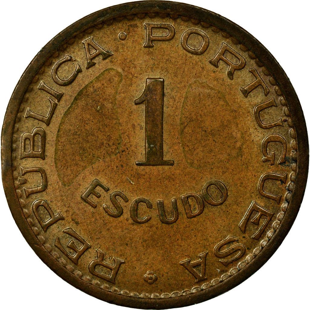 Mozambique 1 Escudo Coin | Military Order Of Christ | KM82 | 1953 - 1974
