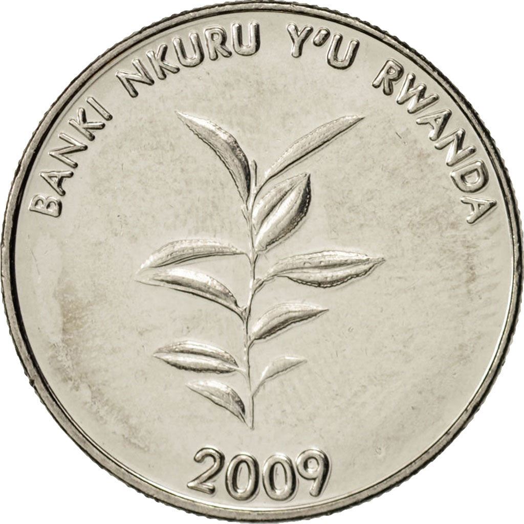 Rwanda | 20 Amafaranga Coin | Tea Plant | Km:35 | 2009