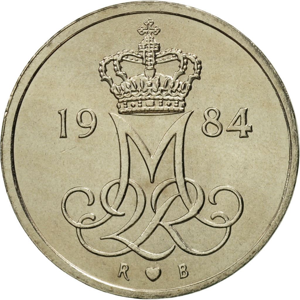 Denmark | 10 Ore Coin | Monogram | Km:860 | 1973 - 1988
