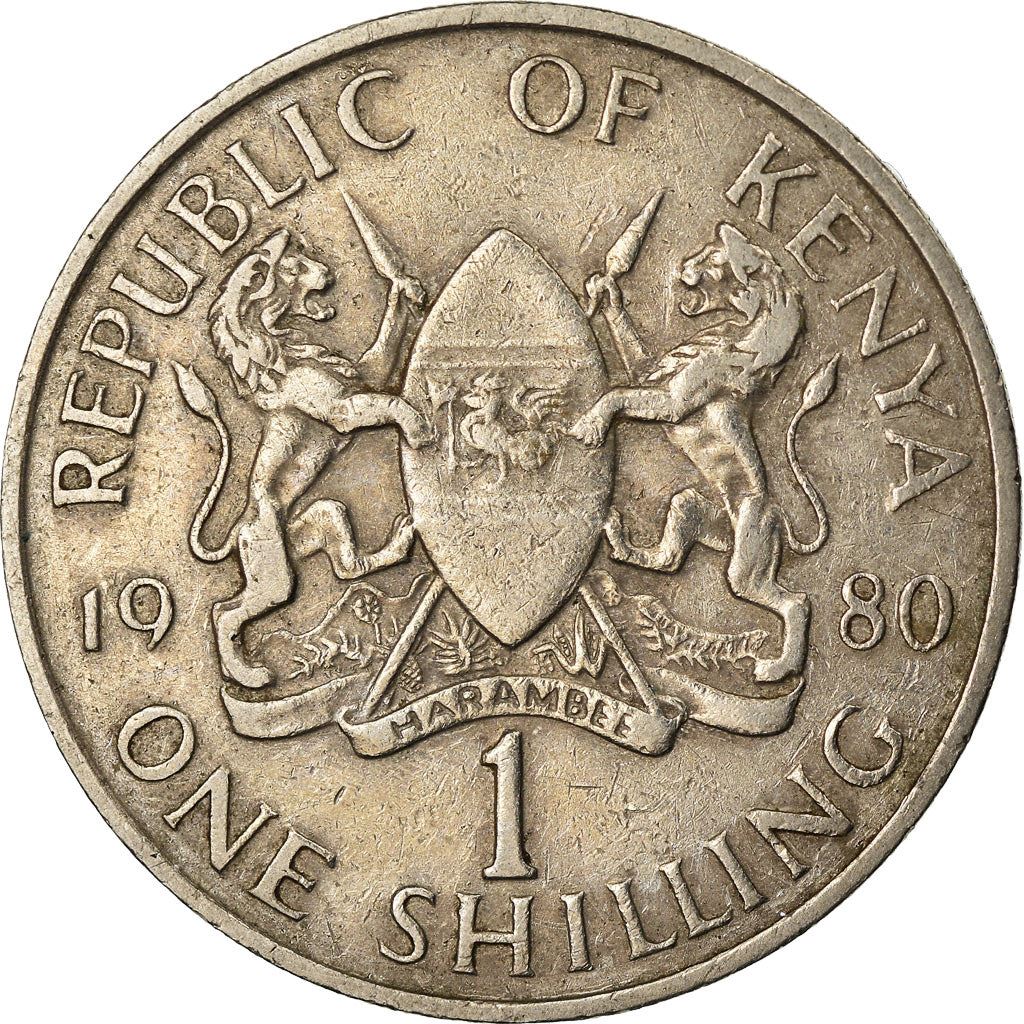 Kenya 1 Shilling | President of Kenya 1989 - 2002 Coin | KM20 | 1978 - 1989