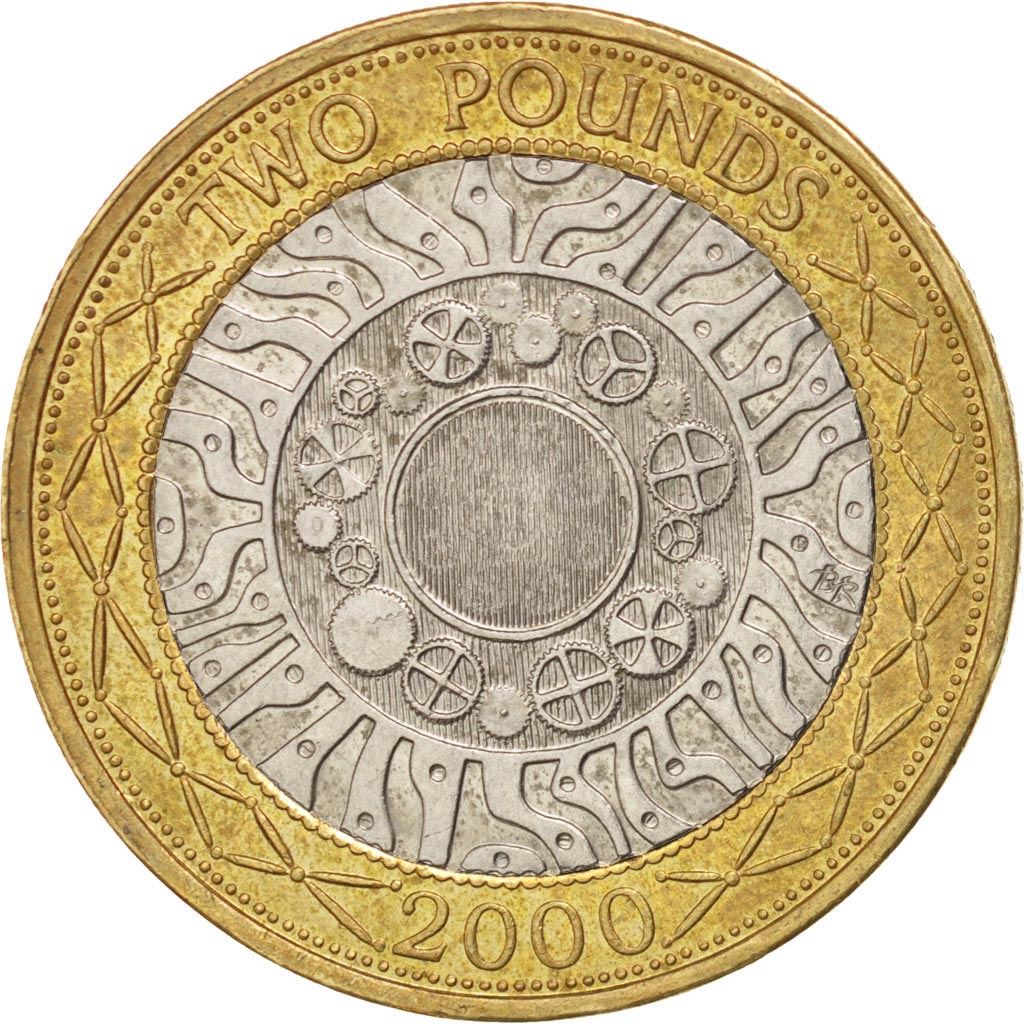 United Kingdom | 2 Pounds Coin | Elizabeth II | Km:994 | 1998 - 2015