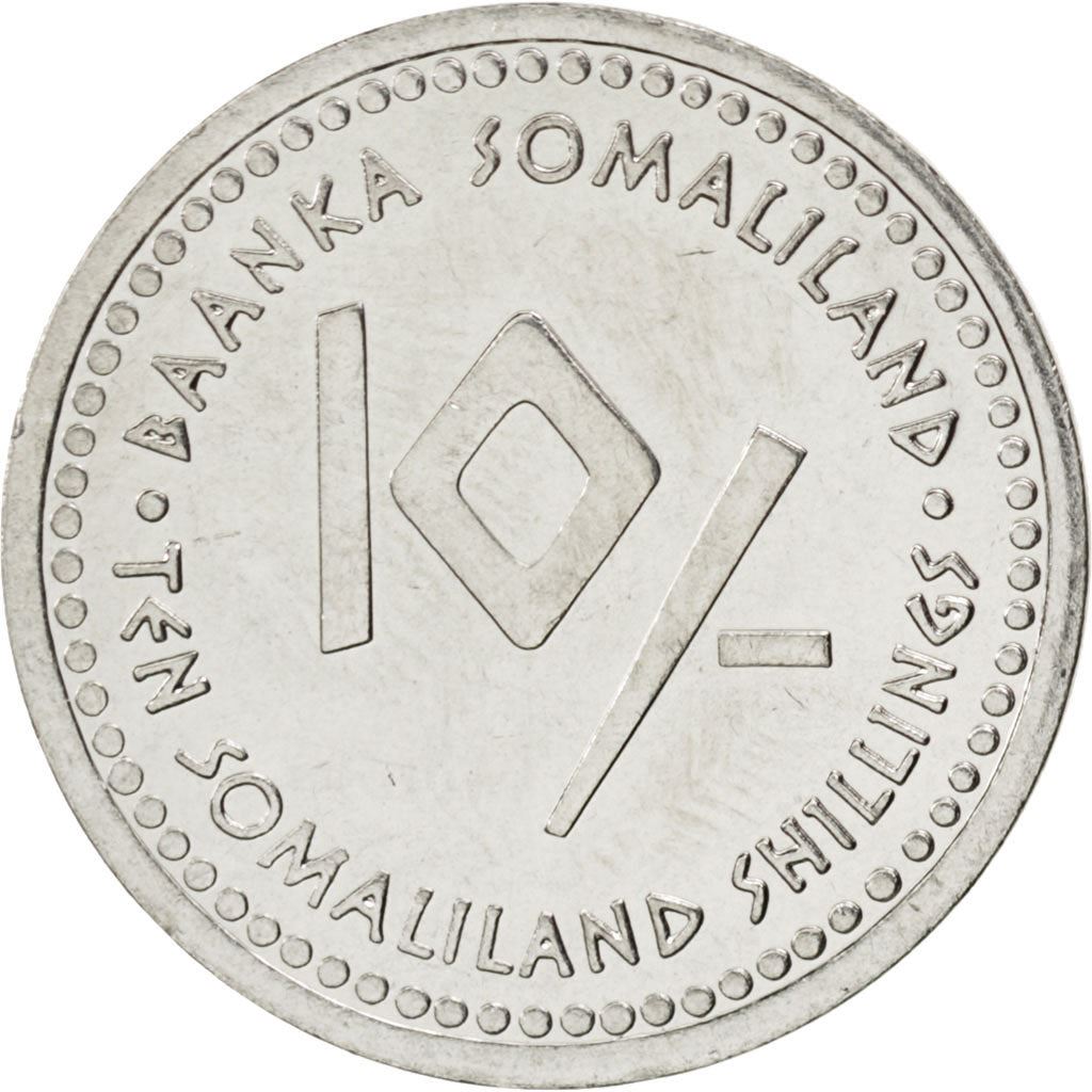 Somalilandas | 10 šilingų moneta | Svarstyklės | Nerūdijantysis plienas | KM:15 | 2006