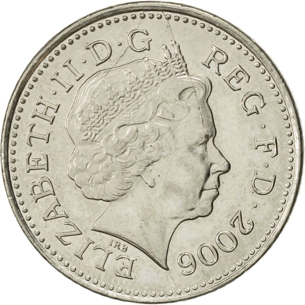 United Kingdom | 10 Pence Coin | Elizabeth II | Km:989 | 1998 - 2008