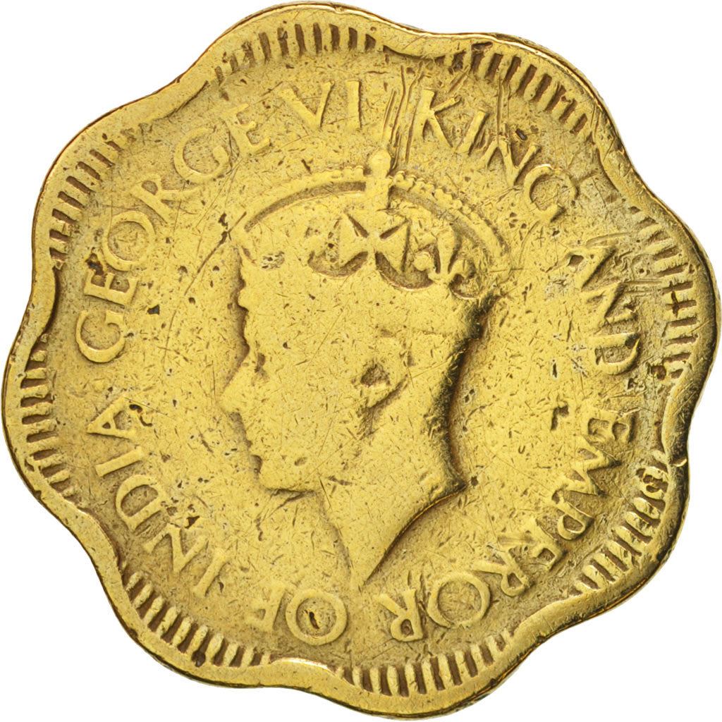 Sri Lanka › Ceylon | 10 Cents Coin | George VI | Km:118 | 1944